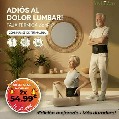 ZenFit™ — Alivio inmediato para el dolor lumbar con calor terapéutico...