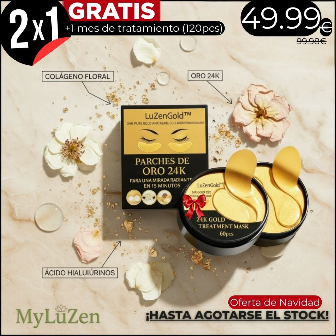 LuZenGold™ – Elimina bolsas y ojeras en 15 minutos con Oro 24K