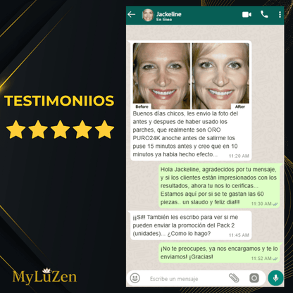 LuZenGold™ – Parches de Oro 24K que Transforman tu Mirada en 15 Minutos